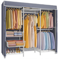 Heavy duty covered online garment rack